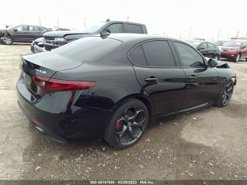 VIN ZARFAMBN5K7605669 2019 ALFA ROMEO GIULIA TI SPORT