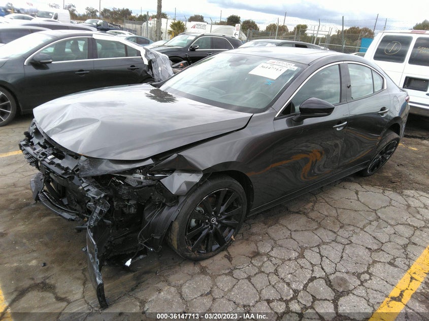 VIN JM1BPBAY7M1326964 2021 MAZDA MAZDA3 SEDAN 2.5 TURBO
