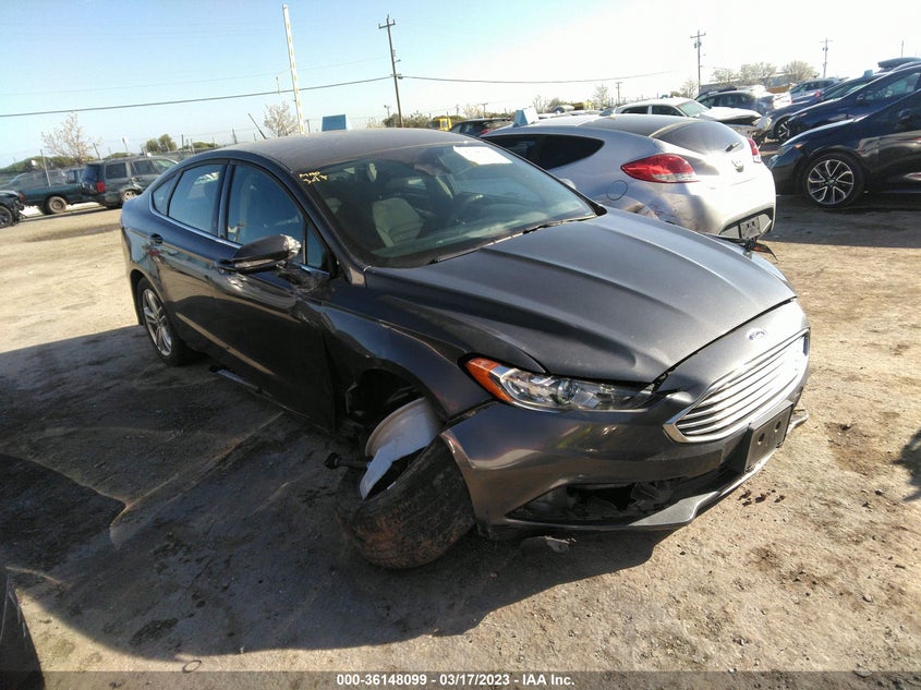 VIN 3FA6P0HD4JR281837 2018 FORD FUSION SE