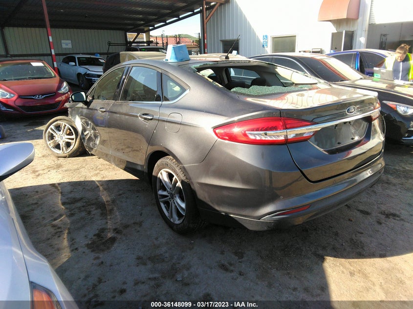 VIN 3FA6P0HD4JR281837 2018 FORD FUSION SE
