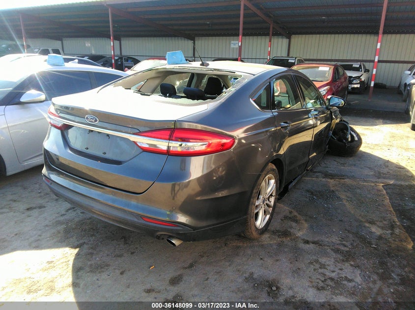 VIN 3FA6P0HD4JR281837 2018 FORD FUSION SE