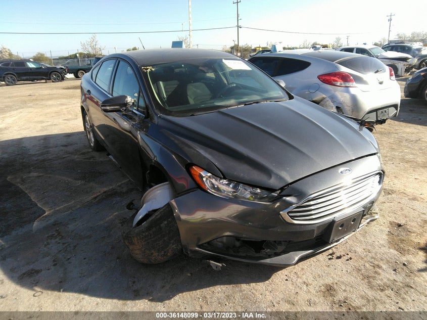 VIN 3FA6P0HD4JR281837 2018 FORD FUSION SE