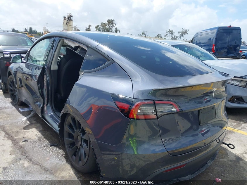 VIN 7SAYGDEF7NF391212 2022 TESLA MODEL Y PERFORMANCE