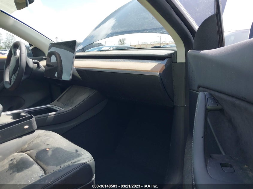 VIN 7SAYGDEF7NF391212 2022 TESLA MODEL Y PERFORMANCE