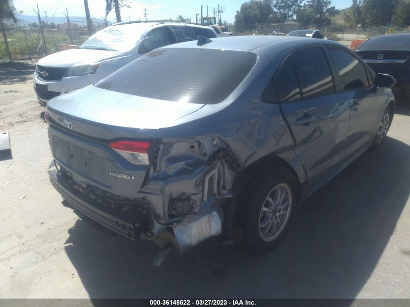 2022 TOYOTA COROLLA HYBRID LE - JTDEAMDE8NJ053563