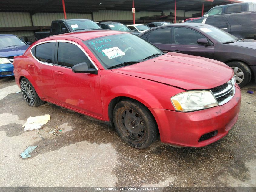 2013 DODGE AVENGER SE - 1C3CDZAB7DN610979