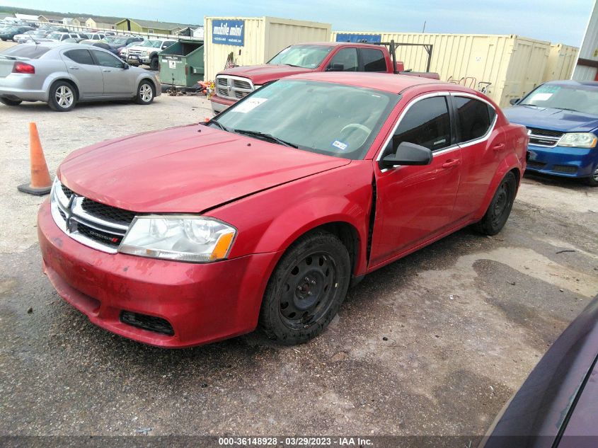 2013 DODGE AVENGER SE - 1C3CDZAB7DN610979