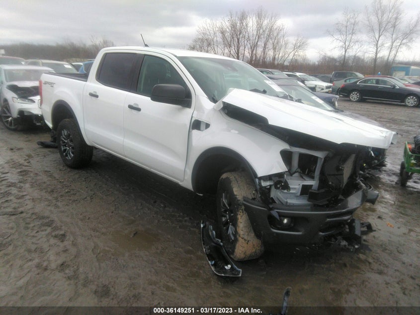 VIN 1FTER4FH8NLD21886 2022 FORD RANGER XL/XLT/LARIAT