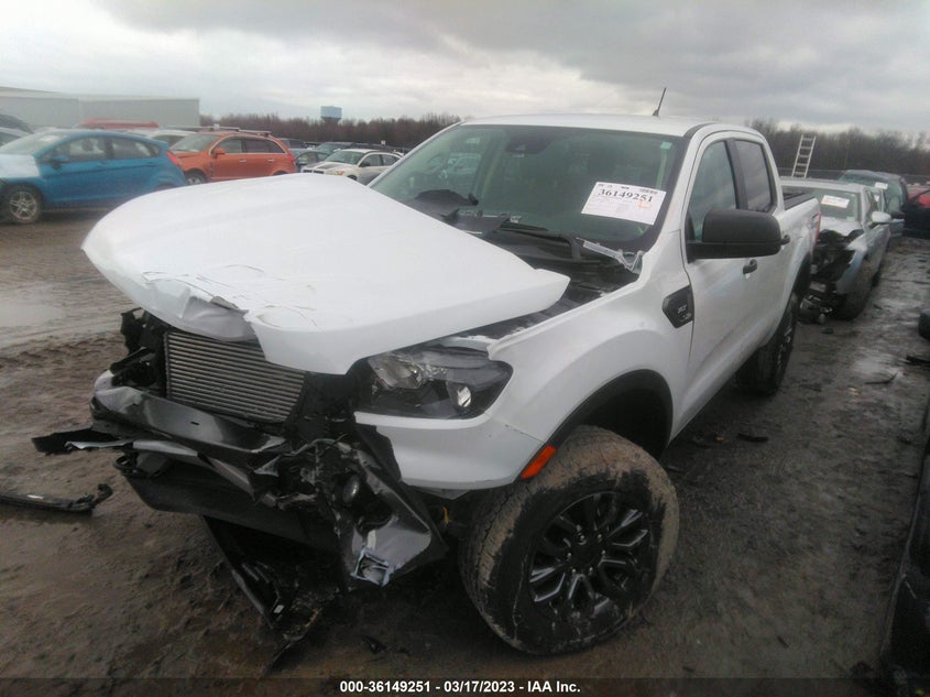 VIN 1FTER4FH8NLD21886 2022 FORD RANGER XL/XLT/LARIAT