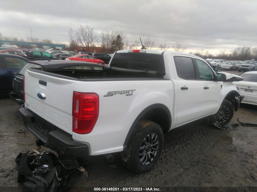 VIN 1FTER4FH8NLD21886 2022 FORD RANGER XL/XLT/LARIAT