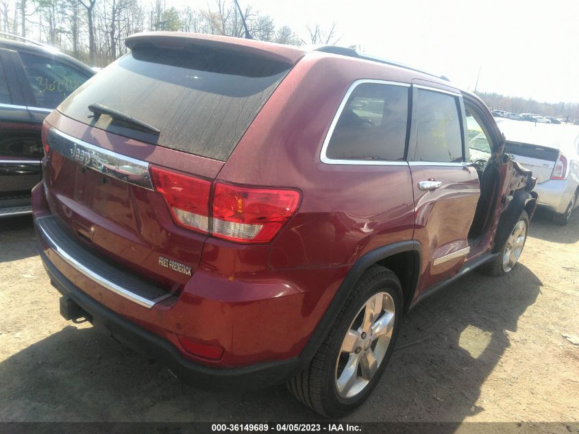 2013 JEEP GRAND CHEROKEE OVERLAND SUMMIT - 1C4RJFCT5DC572716