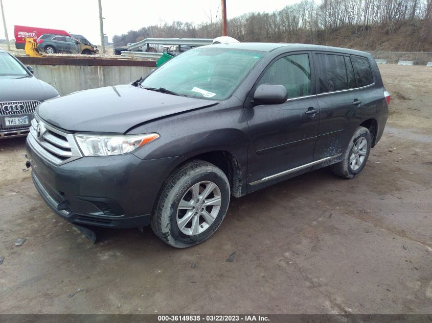 2013 TOYOTA HIGHLANDER - 5TDBK3EH6DS222337