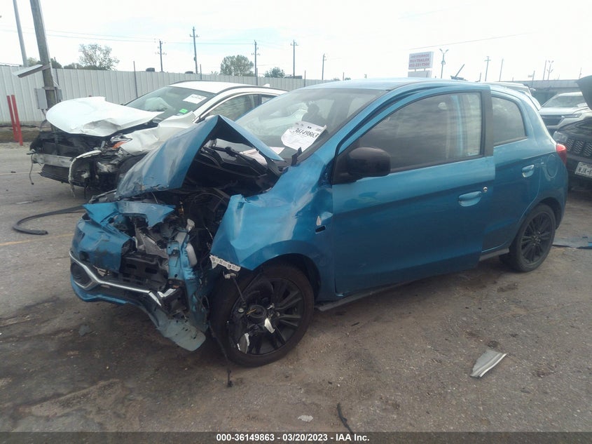 VIN ML32A5HJ5LH009852 2020 MITSUBISHI MIRAGE LE/GT