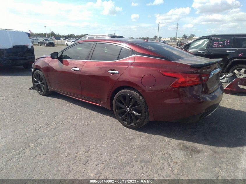 VIN 1N4AA6AP8HC410058 2017 NISSAN MAXIMA SR