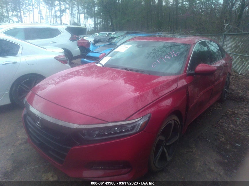 VIN 1HGCV2F32KA017876 2019 HONDA ACCORD SEDAN SPORT 2.0T