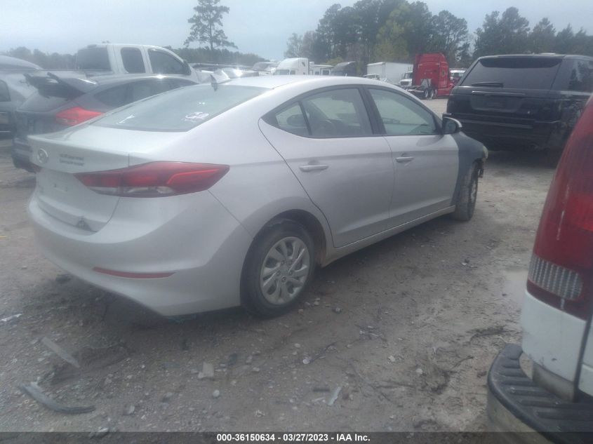 2017 HYUNDAI ELANTRA SE - 5NPD74LF2HH112074