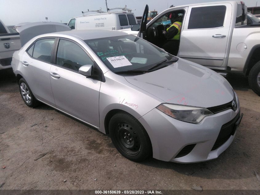 2014 TOYOTA COROLLA L/LE/S/S PLUS/LE PLUS - 2T1BURHE8EC144443