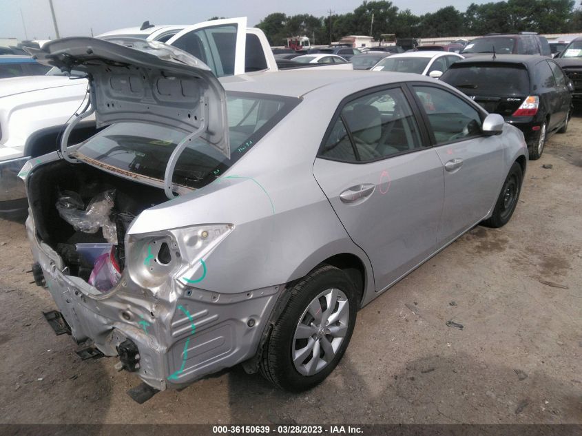 2014 TOYOTA COROLLA L/LE/S/S PLUS/LE PLUS - 2T1BURHE8EC144443