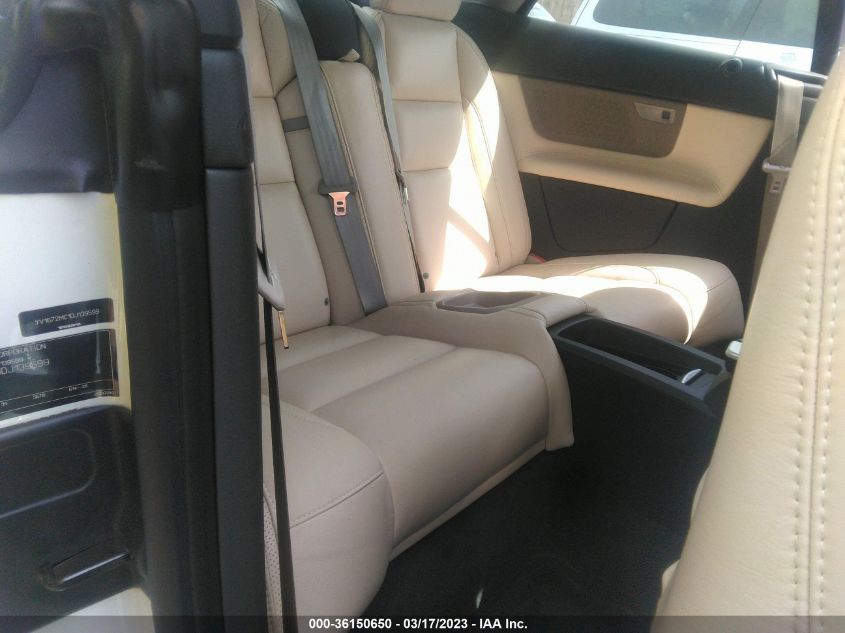 2013 VOLVO C70 T5 YV1672MC1DJ139599