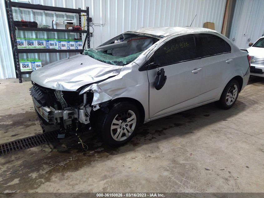 VIN 1G1JB5SH2H4168007 2017 CHEVROLET SONIC LS