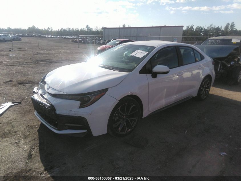 VIN 5YFS4MCE2MP086760 2021 TOYOTA COROLLA SE/NIGHTSHADE/APEX SE