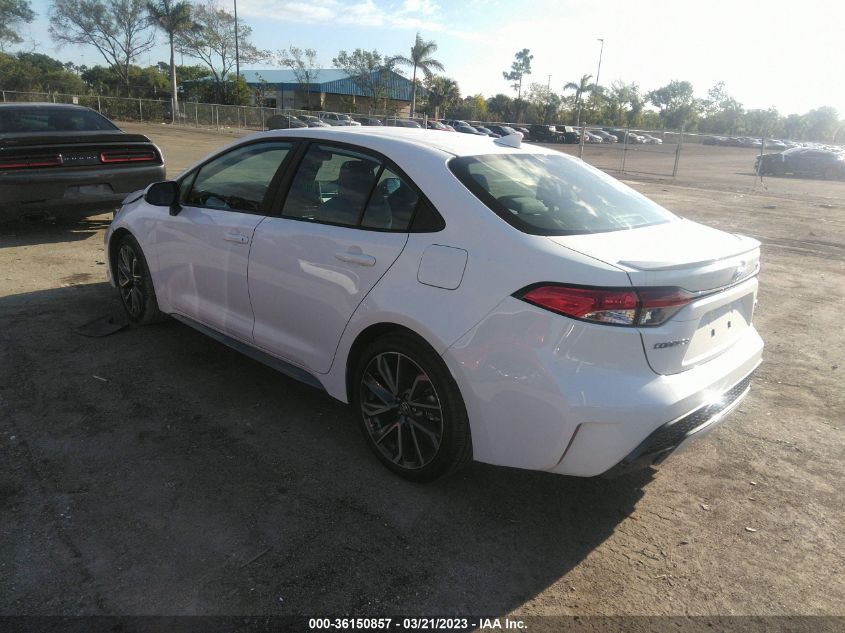 VIN 5YFS4MCE2MP086760 2021 TOYOTA COROLLA SE/NIGHTSHADE/APEX SE
