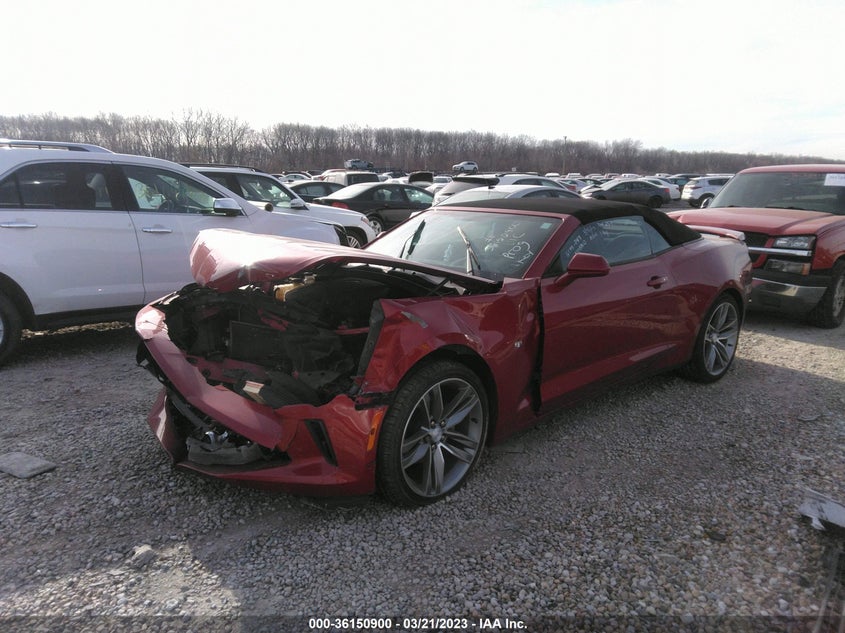 VIN 1G1FD3DS9H0106950 2017 CHEVROLET CAMARO 2LT