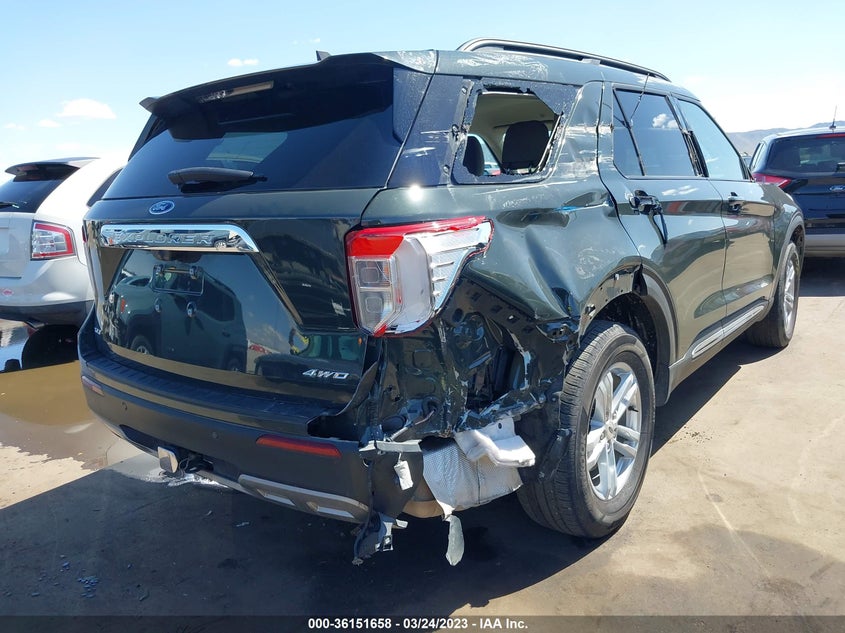 VIN 1FMSK8DH6NGA86054 2022 FORD EXPLORER XLT