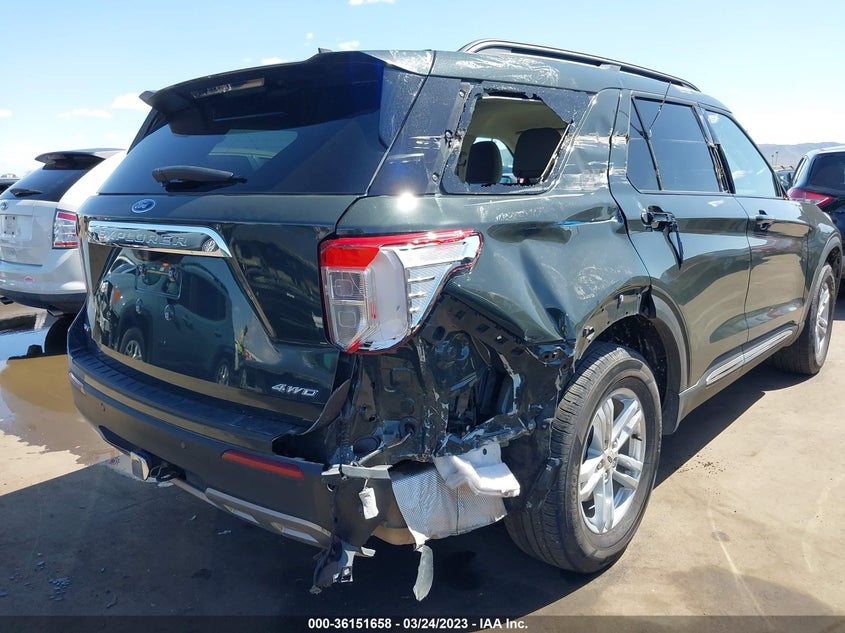 VIN 1FMSK8DH6NGA86054 2022 FORD EXPLORER XLT