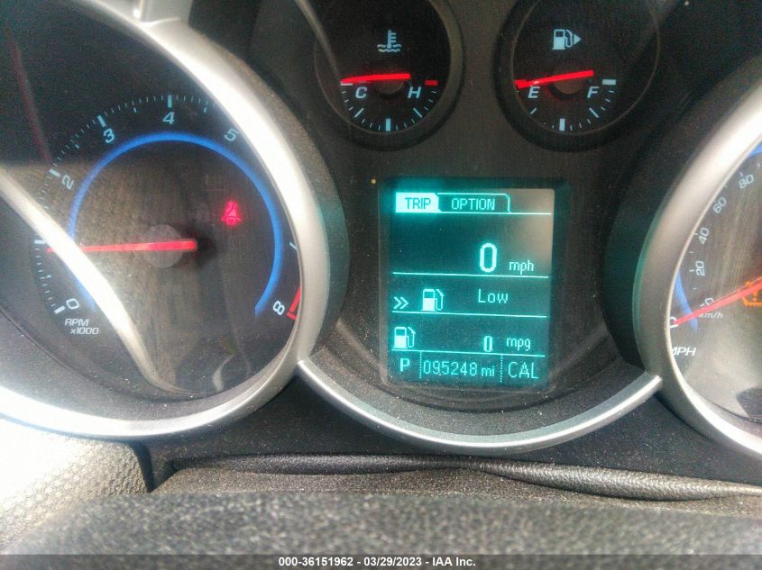 2015 CHEVROLET CRUZE LT - 1G1PC5SB7F7205700