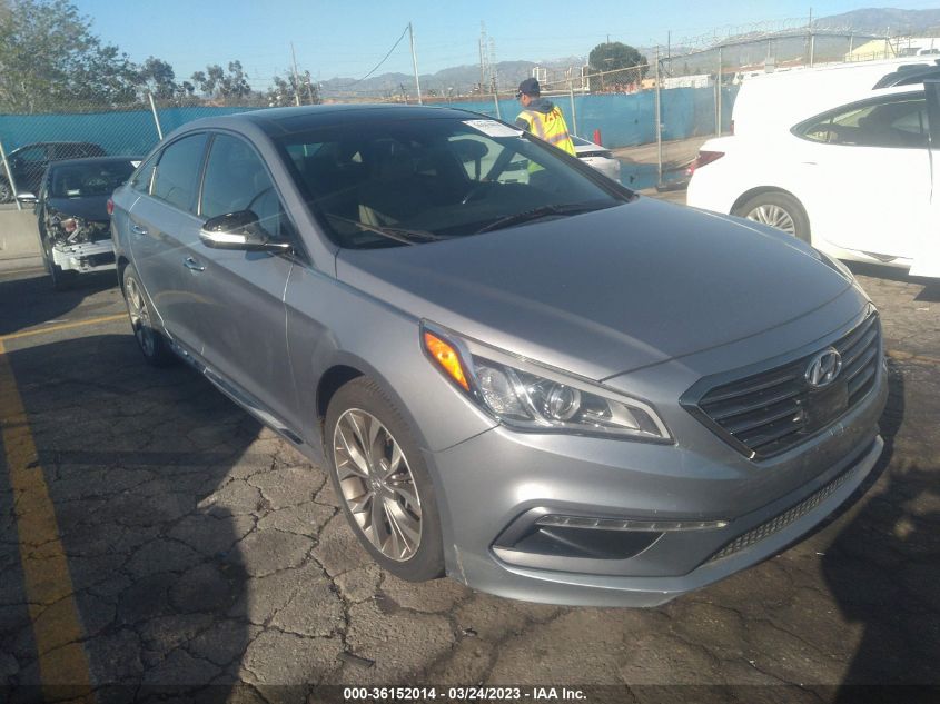 2015 HYUNDAI SONATA 2.0T LIMITED - 5NPE34AB7FH143348