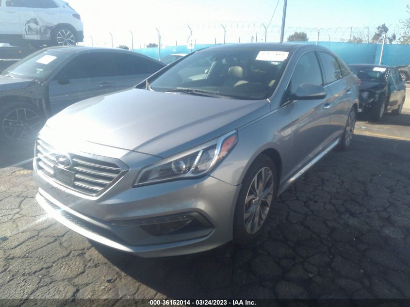 2015 HYUNDAI SONATA 2.0T LIMITED - 5NPE34AB7FH143348