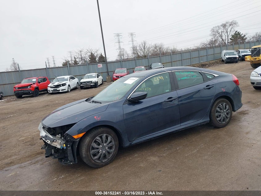 VIN 19XFC2F63KE015076 2019 HONDA CIVIC SEDAN LX