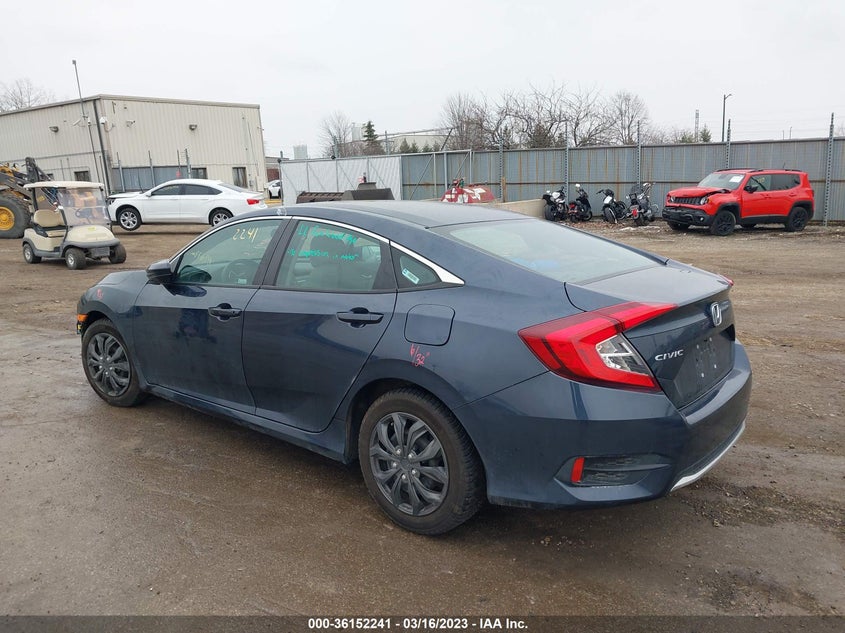 VIN 19XFC2F63KE015076 2019 HONDA CIVIC SEDAN LX