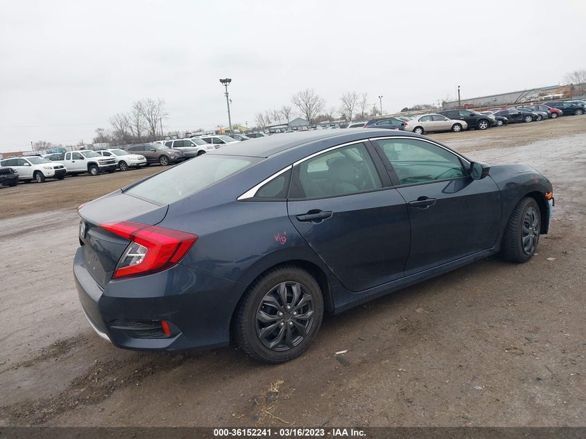 VIN 19XFC2F63KE015076 2019 HONDA CIVIC SEDAN LX