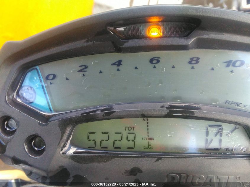 2012 DUCATI MONSTER 696 - ZDM1RADN3CB060969