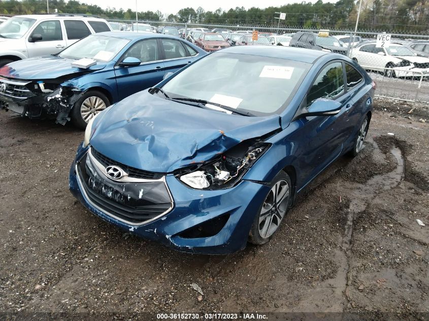 2014 HYUNDAI ELANTRA COUPE - KMHDH6AH4EU026291
