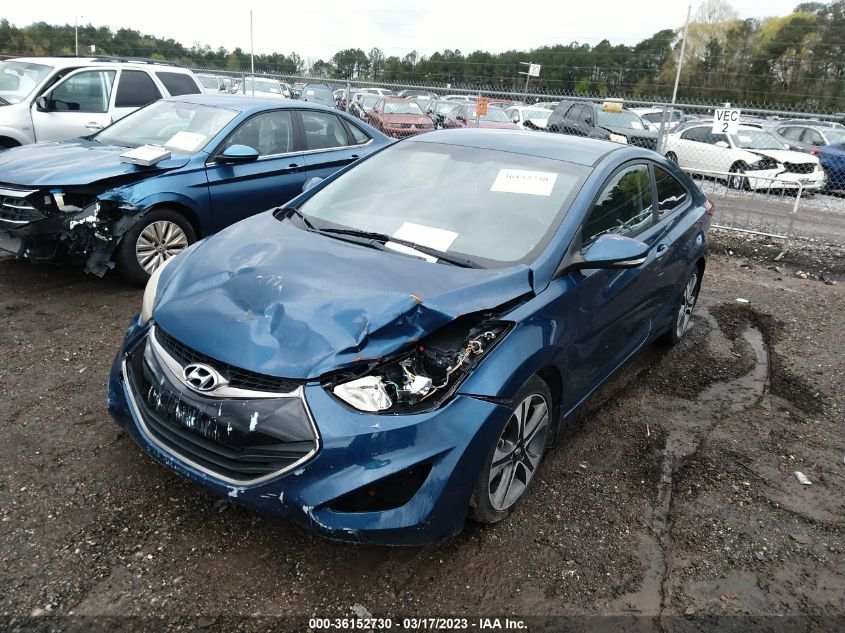 2014 HYUNDAI ELANTRA COUPE - KMHDH6AH4EU026291