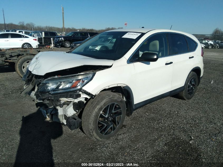 2016 HONDA CR-V SE - 5J6RM4H41GL056607