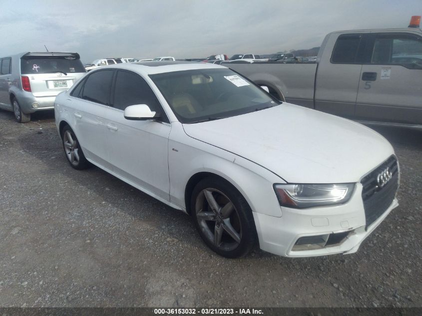 2014 AUDI A4 PREMIUM - WAUAFAFL1EN003054