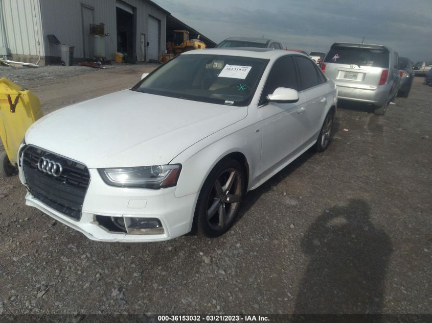 2014 AUDI A4 PREMIUM - WAUAFAFL1EN003054