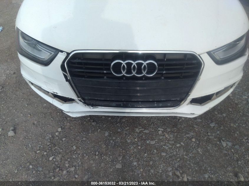 2014 AUDI A4 PREMIUM - WAUAFAFL1EN003054