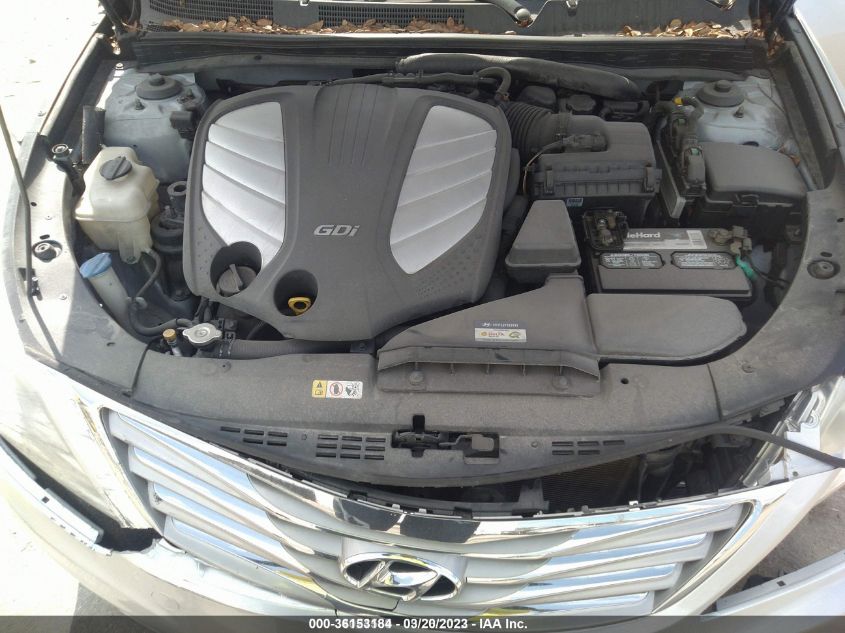 2013 HYUNDAI AZERA KMHFG4JG8DA221222