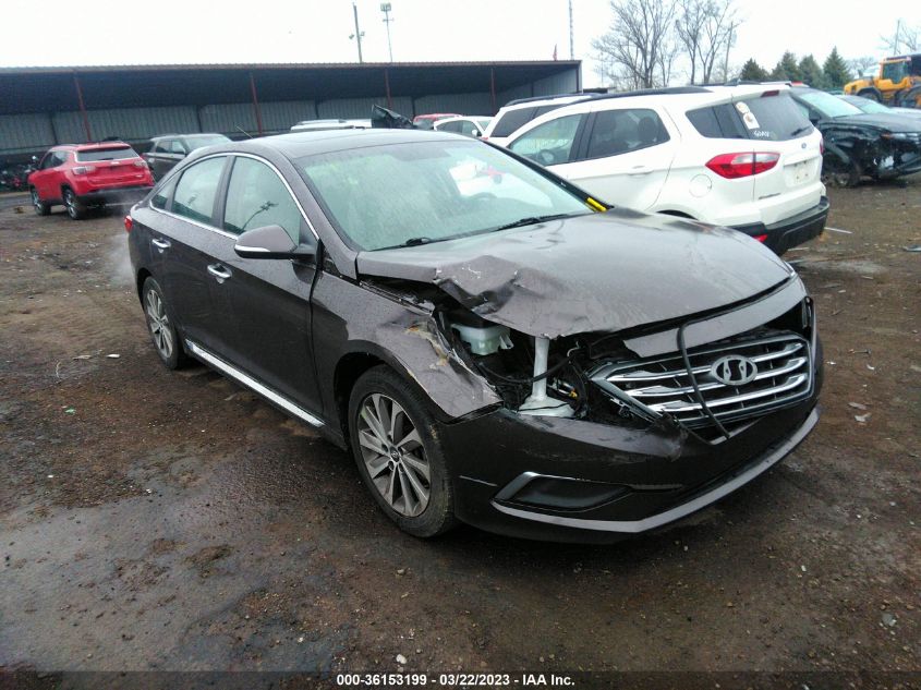 2016 HYUNDAI SONATA 2.4L SPORT - 5NPE34AF9GH435877