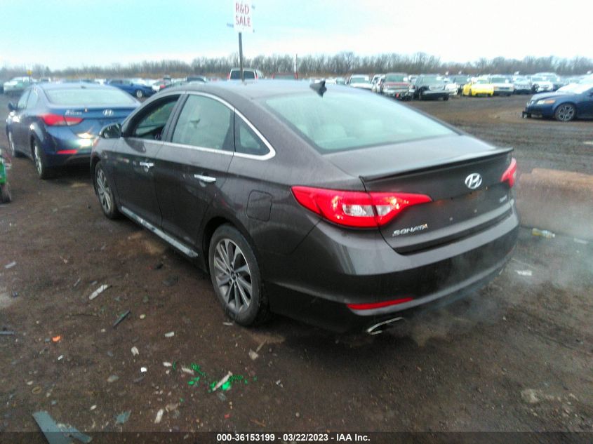 2016 HYUNDAI SONATA 2.4L SPORT - 5NPE34AF9GH435877