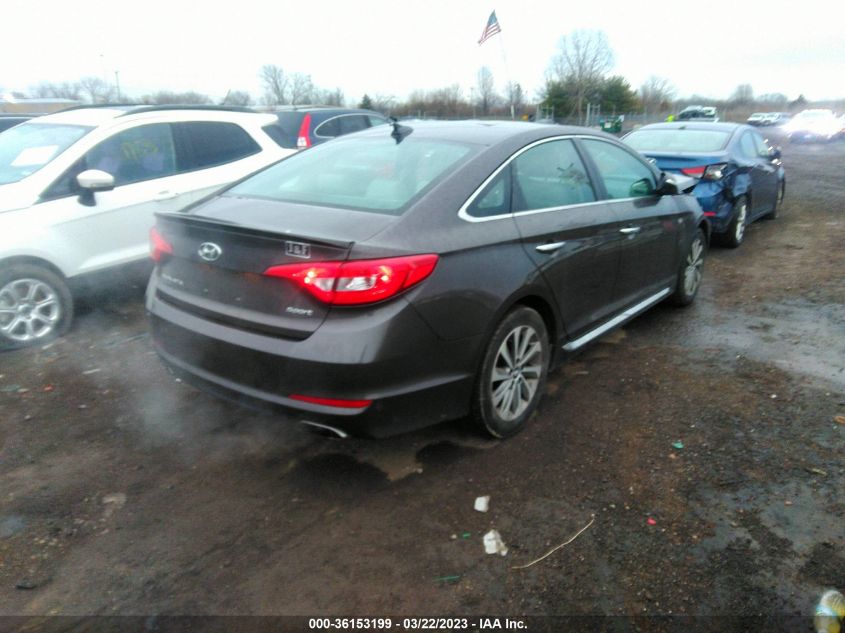 2016 HYUNDAI SONATA 2.4L SPORT - 5NPE34AF9GH435877