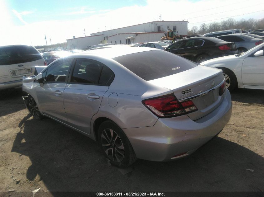 2013 HONDA CIVIC SDN EX-L - 2HGFB2F93DH530990