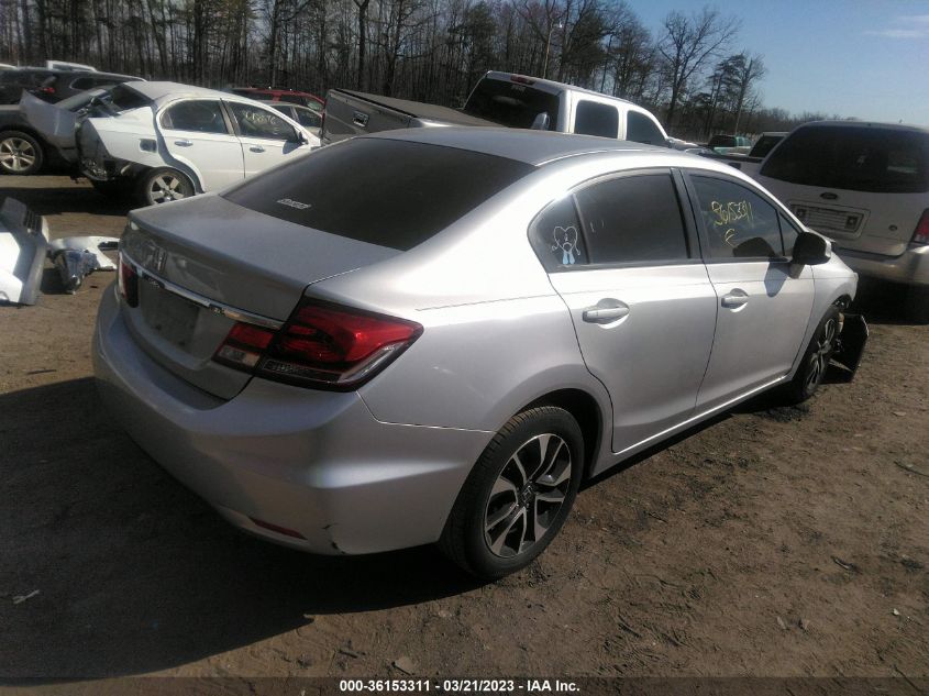 2013 HONDA CIVIC SDN EX-L - 2HGFB2F93DH530990