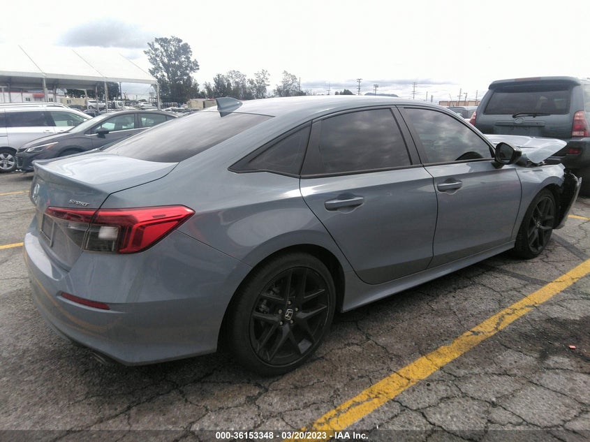 VIN 2HGFE2F52NH581158 2022 HONDA CIVIC SEDAN SPORT