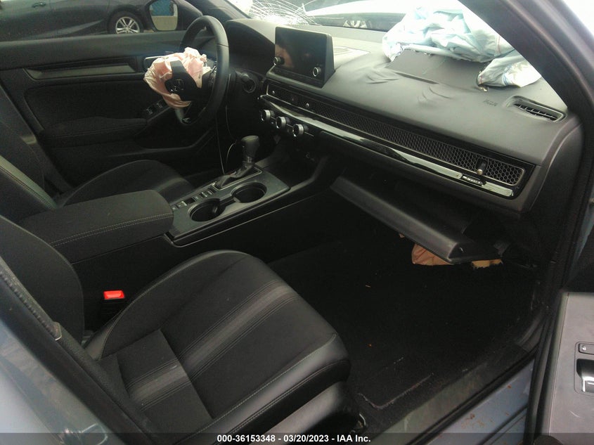 VIN 2HGFE2F52NH581158 2022 HONDA CIVIC SEDAN SPORT